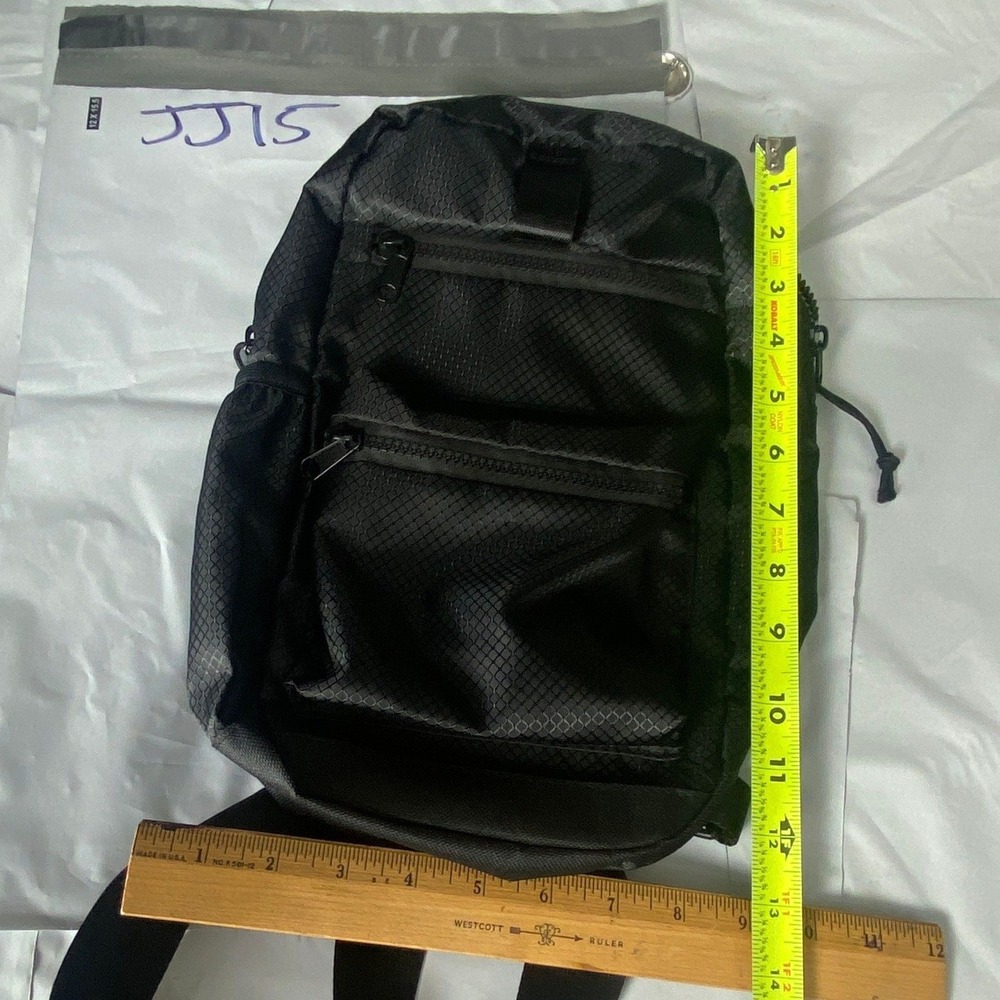 Westend Black Sling Backpack Crossbody‎ Bag Tech Utility Travel Streetwear Nylon